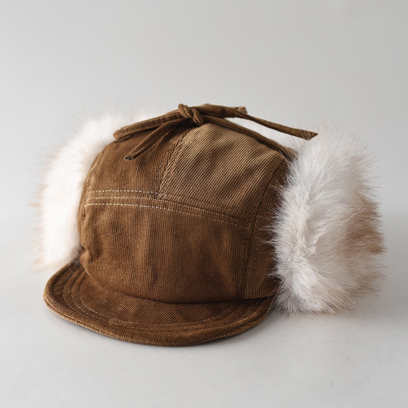 Corduroy Cap 5 Panel - Cappello Bomber in Velluto a Coste